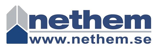 Logotyp för mäklarbyrån Nethem