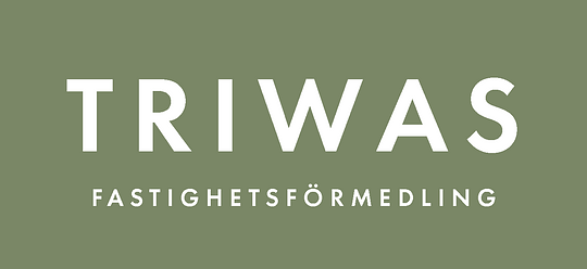 Logotyp för mäklarbyrån TRIWAS Fastighetsförmedling