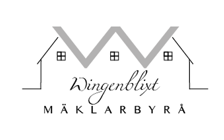 Logotyp för mäklarbyrån Wingenblixt Mäklarbyrå