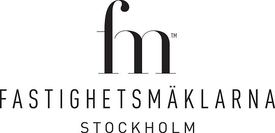 Logotyp för mäklarbyrån Fastighetsmäklarna