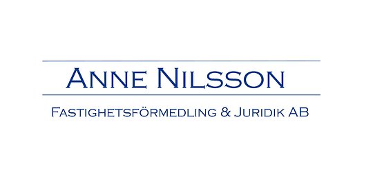 Anne Nilsson Fastighetsförmedling & Juridik