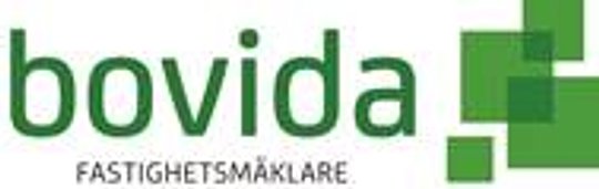 Logotyp för mäklarbyrån Bovida