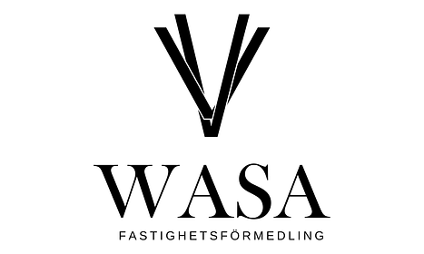 Logotyp för mäklarbyrån Wasa Fastighetsförmedling