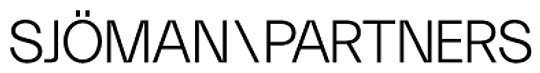Logotyp för mäklarbyrån SJÖMAN\PARTNERS