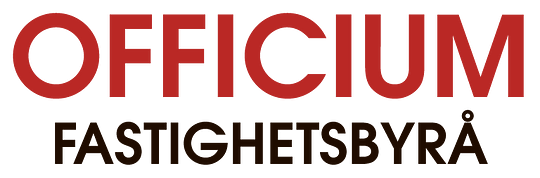 Logotyp för mäklarbyrån Officium Fastighetsbyrå