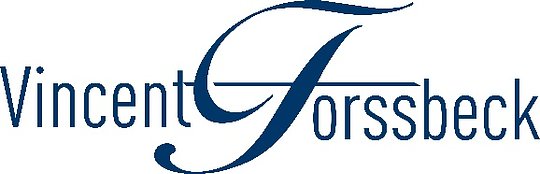Logotyp för mäklarbyrån Mäklarfirman Vincent Forssbeck