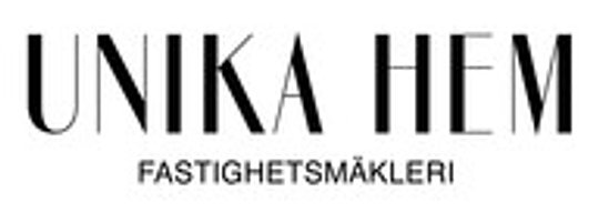 Logotyp för mäklarbyrån Unika Hem