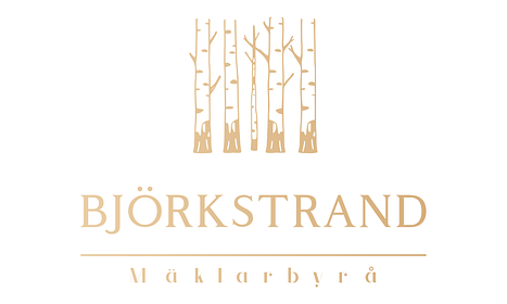 Logotyp för mäklarbyrån Björkstrand Mäklarbyrå