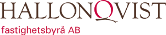Logotyp för mäklarbyrån Hallonqvist Fastighetsbyrå AB